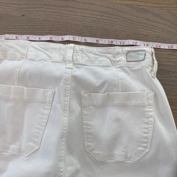 Paige off white ankle denim jeans size 28 - Picture 6 of 7